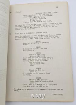 WONDER MAN / Philip Rapp 1944 Screenplay, Danny Kaye, Musical Fantasy film