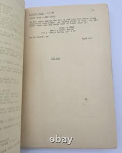 WONDER MAN / Philip Rapp 1944 Screenplay, Danny Kaye, Musical Fantasy film