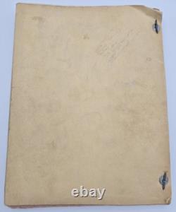 WONDER MAN / Philip Rapp 1944 Screenplay, Danny Kaye, Musical Fantasy film