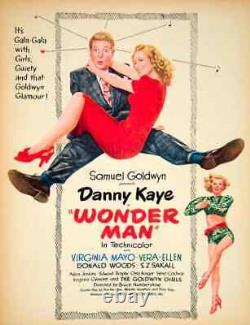WONDER MAN / Philip Rapp 1944 Screenplay, Danny Kaye, Musical Fantasy film