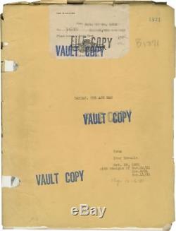 W. S. Van Dyke TARZAN THE APE MAN Original screenplay for the 1932 film #134294
