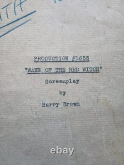 Wake of the Red Witch (1947) Original John Wayne Movie Script by Harry Brown