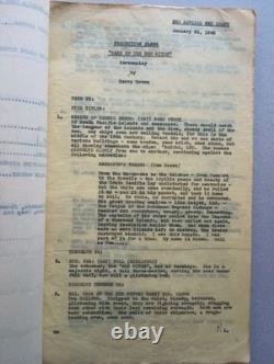 Wake of the Red Witch (1947) Original John Wayne Movie Script by Harry Brown