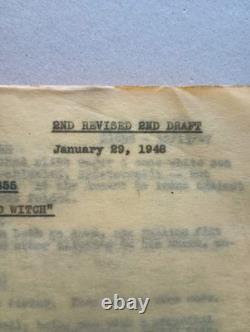 Wake of the Red Witch (1947) Original John Wayne Movie Script by Harry Brown