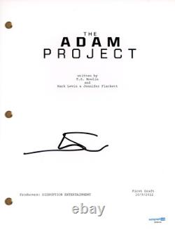 Walker Scobell The Adam Project Signed Autograph Movie Script Screenplay ACOA