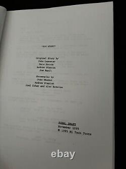 Walt DisneyT THE TOY STORY LEGACY Rare Script PIXAR COLLECTION Screenplay Set