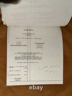 Walt Disney Flight Of The Navigator 1986 Combined Continuity Movie Script