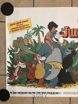Walt Disney Jungle Book (1978 ReRelease) Original UK Movie Quad