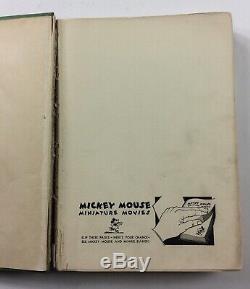 Walt Disney MICKEY MOUSE MOVIE STORIES 1931 1st Ed Antique Disney Book flicker