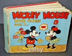 Walt Disney Mickey Mouse Movie Stories Book 2 First Edition 1935