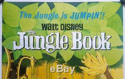 Walt Disney's THE JUNGLE BOOK US One Sheet (1967) original film poster backed