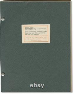 Walter D Edmonds YOUNG AMES Original screenplay for an unproduced film #149951
