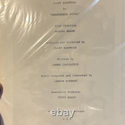 Warner Bros. Malpaso Clint Eastwood Heartbreak Ridge Original Movie Script
