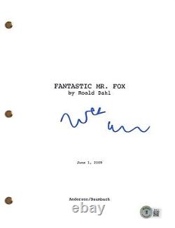 Wes Anderson FANTASTIC MR. FOX Signed Autograph Movie Script Screenplay BAS COA