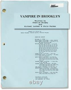 Wes Craven VAMPIRE IN BROOKLYN Original screenplay for the 1995 film #154502