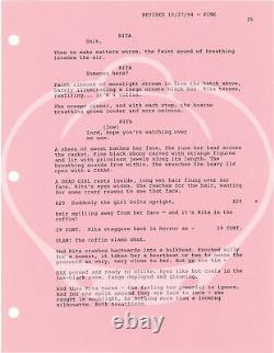 Wes Craven VAMPIRE IN BROOKLYN Original screenplay for the 1995 film #154502