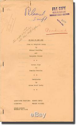 Wesley Ruggles NO MAN OF HER OWN Original screenplay for the 1932 film #130968