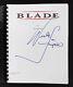 Wesley Snipes Authentic Signed Blade Movie Script Autographed Psa/dna #x12713