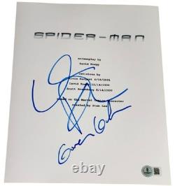 Willem Dafoe Signed Autograph Spider-Man Full Movie Script Screenplay Beckett