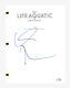 Willem Dafoe Signed The Life Aquatic With Steve Zissou Movie Script Acoa Coa