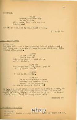 William A Seiter DESTROYER Original screenplay for the 1943 film 1942 #140238