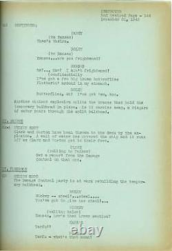 William A Seiter DESTROYER Original screenplay for the 1943 film 1942 #140238