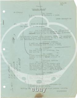 William Clemens DEVIL'S ISLAND Original screenplay for the 1939 film #156317
