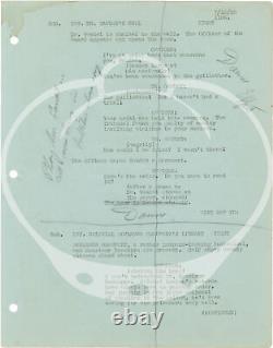 William Clemens DEVIL'S ISLAND Original screenplay for the 1939 film #156317