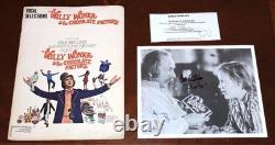Willy Wonka and The Chocolate Factory Music Book 1971 & Peter Ostrum Autograph
