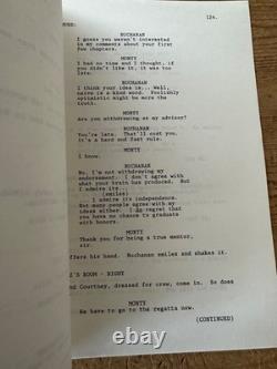 With Honors Joe Pecsi Brendan Fraser Movie Original Screenplay Script