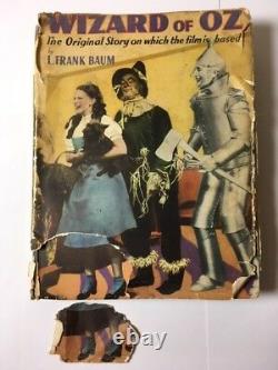 Wizard Of Oz Book Garland Film Movie Edition + Dust Jacket 1939 1940 Hutchinson