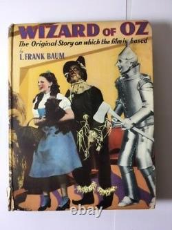 Wizard Of Oz Book Garland Film Movie Edition + Dust Jacket 1939 1940 Hutchinson