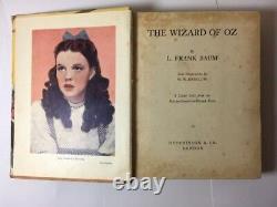 Wizard Of Oz Book Garland Film Movie Edition + Dust Jacket 1939 1940 Hutchinson