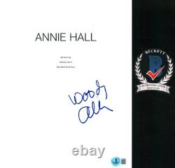 Woody Allen Signed Annie Hall Director Full Movie Script Beckett Coa Bas