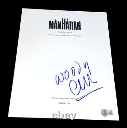 Woody Allen Signed Autograph Movie Script Manhattan Annie Hall Beckett Bas D