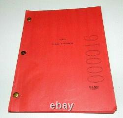 X-MEN MOVIE SCRIPT 1997 ED SOLOMON FIRST DRAFT 11/21/97 INCREDIBLY RARE 1st RED