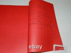 X-MEN MOVIE SCRIPT 1997 ED SOLOMON FIRST DRAFT 11/21/97 INCREDIBLY RARE 1st RED