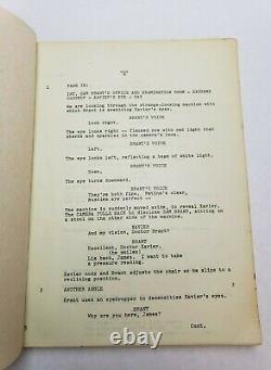 X THE MAN WITH THE X-RAY EYES / 1963 Screenplay, Ray Milland horror sci-fi film