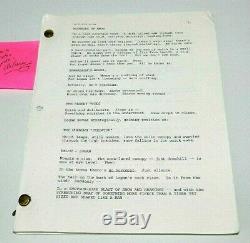 X-men Bryan Singer's Movie Script Pre Delivery Very Rare Incredible Marvel Piece