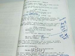 X-men Bryan Singer's Movie Script Pre Delivery Very Rare Incredible Marvel Piece