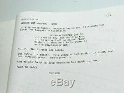 X-men Bryan Singer's Movie Script Pre Delivery Very Rare Incredible Marvel Piece