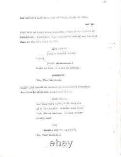 YELLOW SUBMARINE 1968 original film script by Brodax, Mendelsohn & Segal