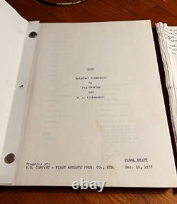 ZERO TO SIXTY aka REPO Original 1977 Movie Script Darren McGavin Sylvia Miles