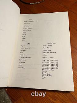 ZERO TO SIXTY aka REPO Original 1977 Movie Script Darren McGavin Sylvia Miles