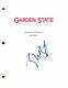 Zach Braff Signed Autograph Garden State Full Movie Script Scrubs Stud, Rare