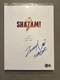Zachary Levi Signed Shazam Movie Script Inscribed Beckett Coa