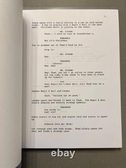 Zachary Levi Signed Shazam Movie Script INSCRIBED Beckett COA