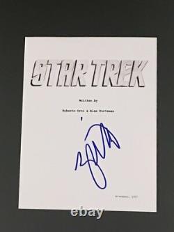 Zachary Quinto Signed Star Trek Full Movie Script Autographed Rare Jsa Coa