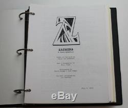 Zathura A Space Adventure / David Koepp 2004 Movie Script & Storyboards