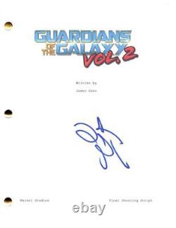 Zoe Saldana Signed Autograph Guardians of the Galaxy 2 Movie Script Screenplay